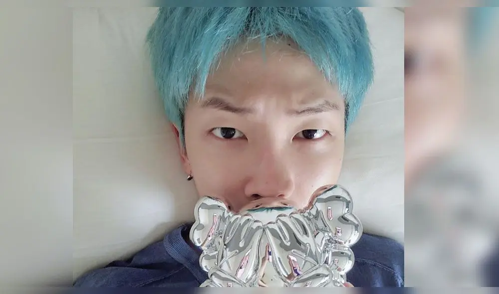 Desliza para ver más fotos de Namjoon de BTS. Créditos: Big Hit Entertainment