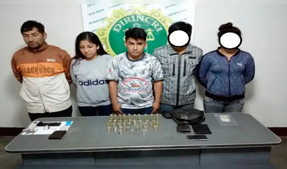 Trujillo: cinco extorsionadores entre ellos una venezolana caen cobrando cupo Trujillo: cinco extorsionadores entre ellos una venezolana caen cobrando cupo