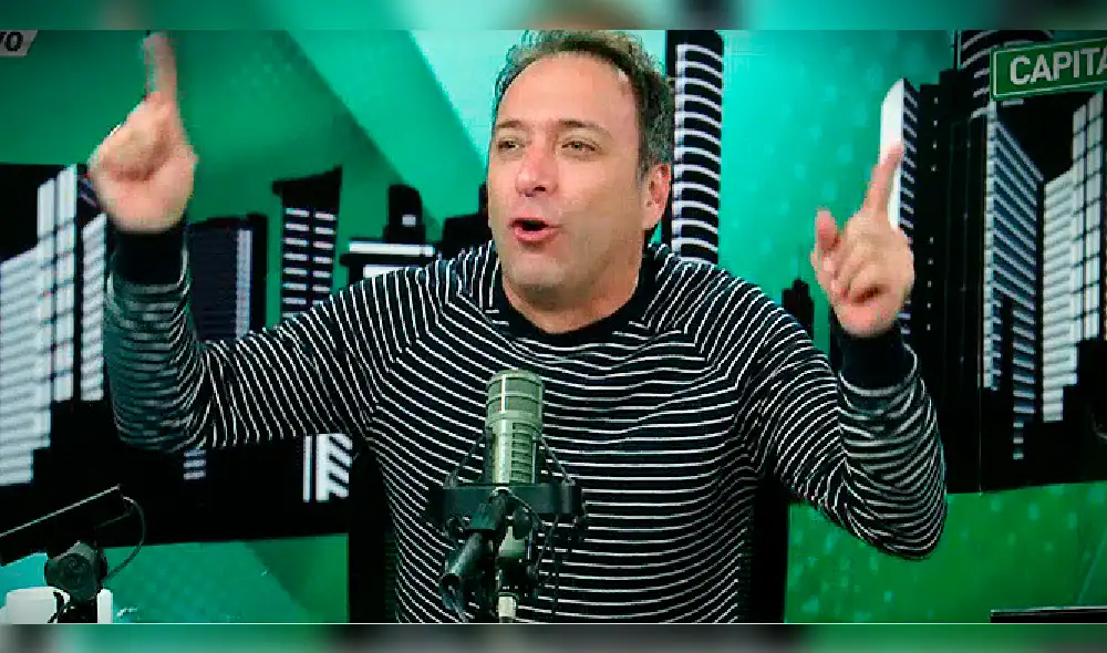 Carlos Galdós recibe insulto por atacar a Alan García durante programa en vivo [VIDEO]