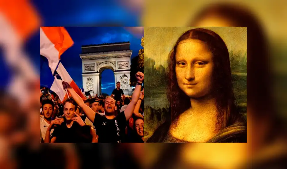 La Mona Lisa 'celebra' triunfo de Francia en Mundial con singular intervención