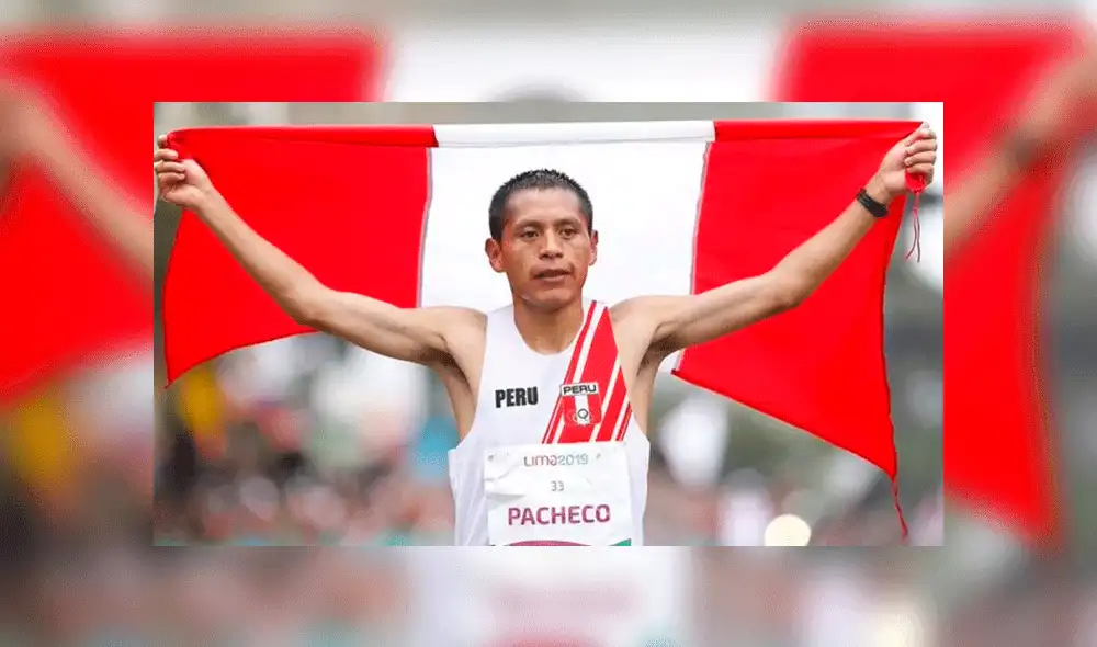 Christian Pacheco compite en maratón masculino. Foto: Difusión