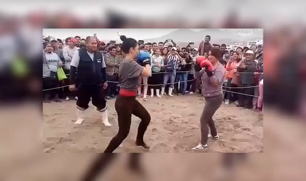Facebook viral: increíble pelea de boxeo entre peruana y venezolana enfada a usuarios [VIDEO]