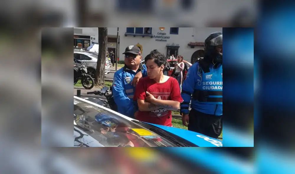 Oportuna reacción de serenos logró frustrar el robo ejecutado por jóvenes que se desplazaban en una moto. (Foto: Serenazgo de Miraflores) Oportuna reacción de serenos logró frustrar el robo ejecutado por jóvenes que se desplazaban en una moto. (Foto: Serenazgo de Miraflores)