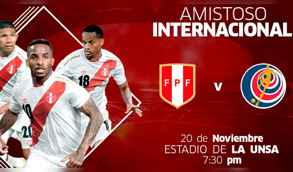 Perú perdió Costa Rica por 3-2 en amistoso con errores arbitrales [RESUMEN]