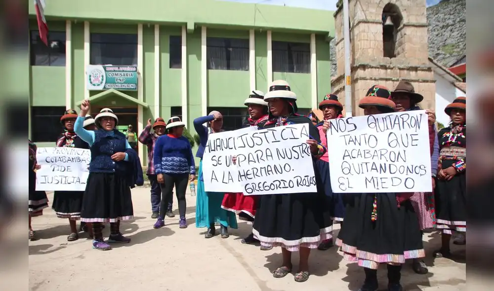 Comunidades en Apurímac anuncian paro indefinido [FOTOS]