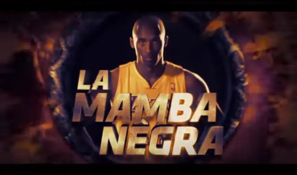 Kobe Bryant es reconocido como la 'mamba negra' de la NBA. (Foto: Youtube) Kobe Bryant es reconocido como la 'mamba negra' de la NBA. (Foto: Youtube)