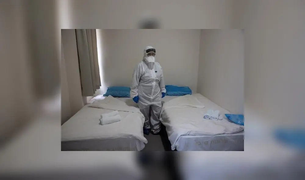 Algunas de las camas dispuestas por las autoridades en Israel para las personas contagiadas con coronavirus. Foto: EFE Algunas de las camas dispuestas por las autoridades en Israel para las personas contagiadas con coronavirus. Foto: EFE