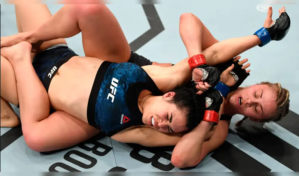 UFC: Paige Vanzant hizo rendir a Rachael Ostovich [VIDEO]