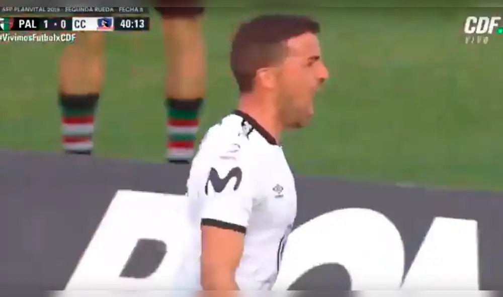 Gabriel Costa anotó el empate entre el Colo Colo y Palestino.