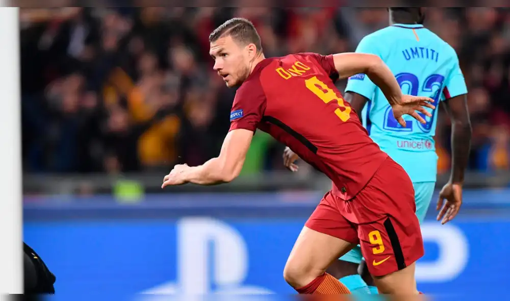 Barcelona vs. Roma: Dzeko venció a Ter Stegen y da esperanza a los italianos [VIDEO]