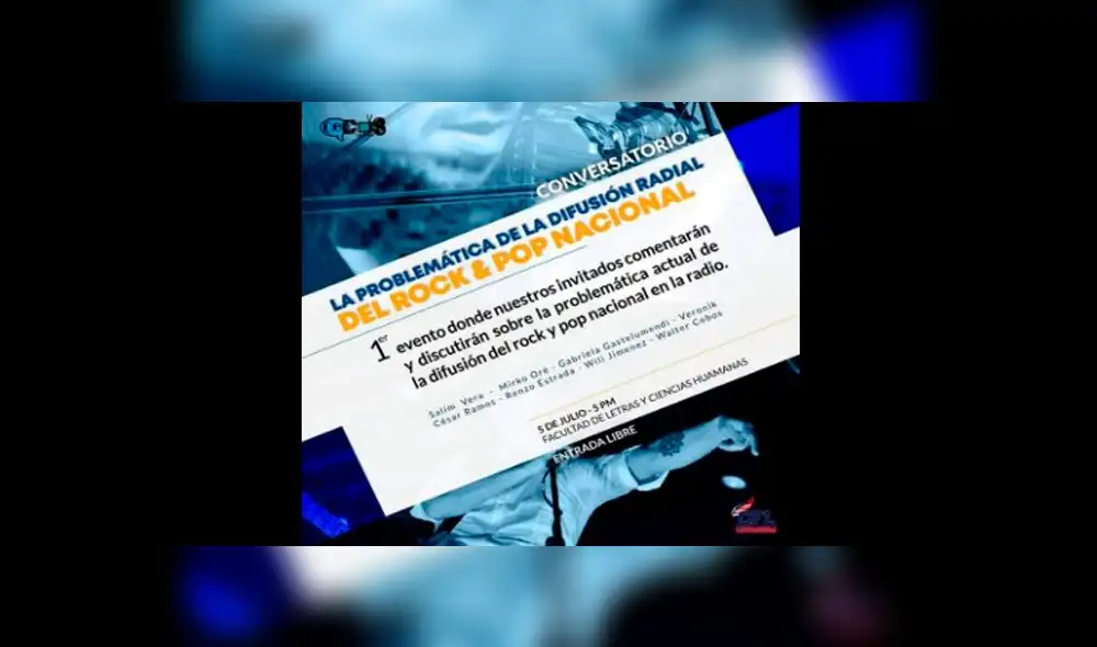 Realizan primer conversatorio sobre la situación del Rock & Pop nacional en la radio Realizan primer conversatorio sobre la situación del Rock & Pop nacional en la radio