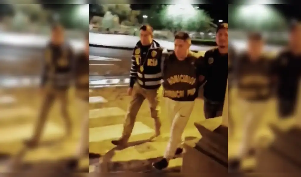 Sospechoso es trasladado a la Sección de Homicidios para el inicio de la investigación. Sospechoso es trasladado a la Sección de Homicidios para el inicio de la investigación.