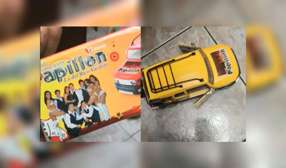 Niño recibe juguete de navidad que reproduce canciones del grupo ‘Papillón’ [VIDEO]