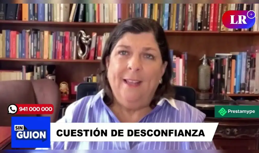 Rosa María Palacios en Sin Guion. Foto: LR+ Rosa María Palacios en Sin Guion. Foto: LR+