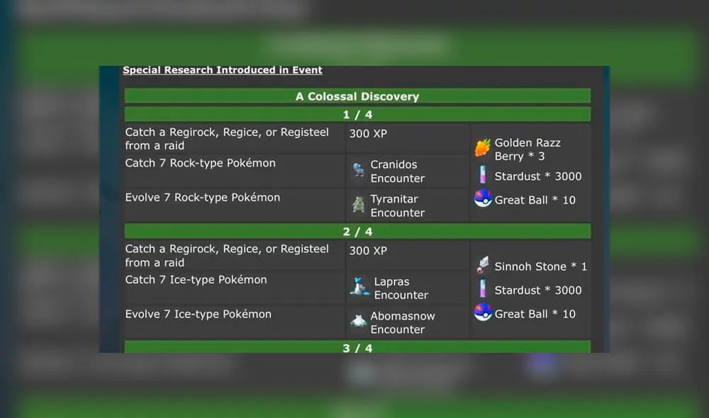Misiones de Regigigas. Misiones de Regigigas.