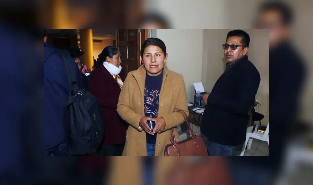 Congresista Yessica Apaza negó cualquier irregularidad. Congresista Yessica Apaza negó cualquier irregularidad.