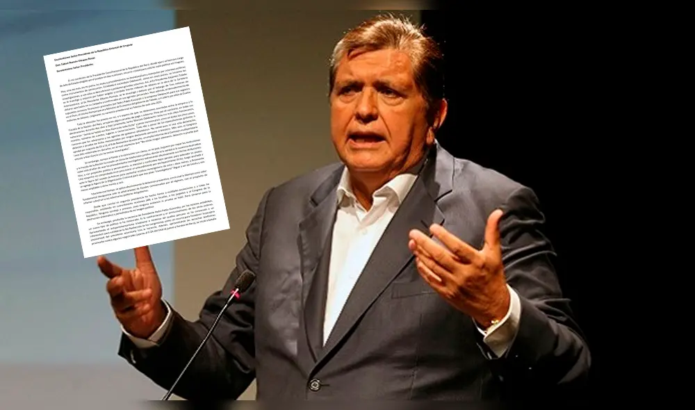 Alan García: revelan la carta de asilo diplomático que envió al presidente de Uruguay