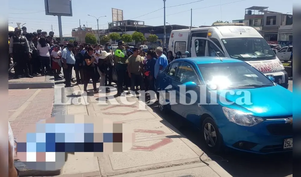 Tacna. ladrones en moto balearon a la paeja frente a un banco. Foto Liz Ferrer LR
