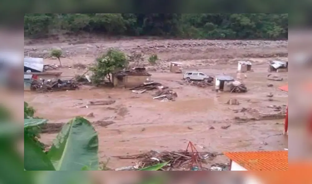 Declaran en emergencia al distrito de Santa Teresa tras registro de huaico.