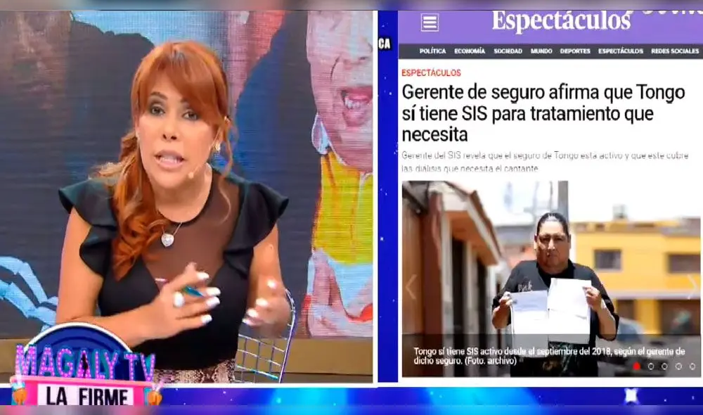 Magaly Medina furibunda con Tongo por mentir sobre su SIS: ¿"Qué querías, una colecta pública?"