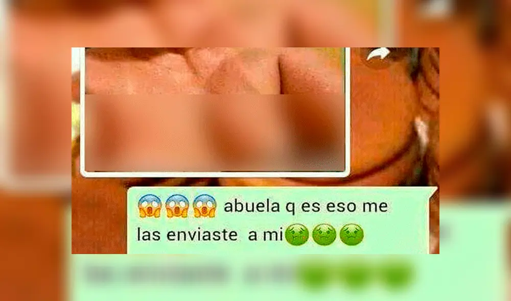 WhatsApp: Abuela envía, por error, fotos íntimas a su nieto [FOTOS] 