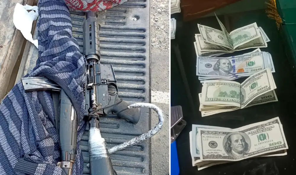 Los objetos incautados fueron puestos en custodia de la Policía. Foto: PNP Los objetos incautados fueron puestos en custodia de la Policía. Foto: PNP