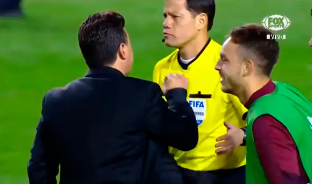 Marcelo Gallardo, entrenador de River Plate, le dedicó algunas palabras al árbitro peruano Víctor Hugo Carrillo.