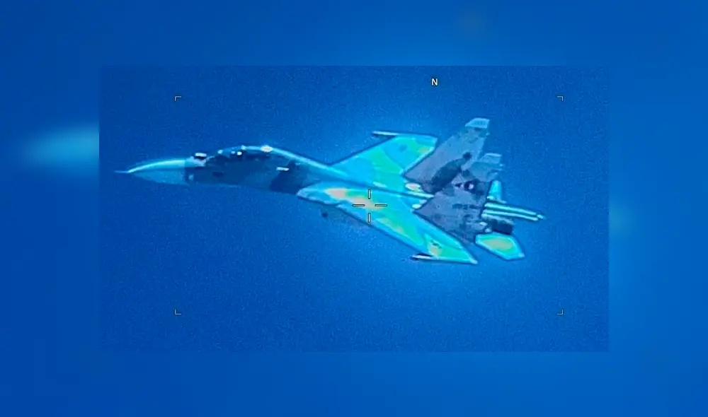 Comando Sur denunció acercamiento peligroso de avión venezolano. Foto: Captura / Twitter Comando Sur denunció acercamiento peligroso de avión venezolano. Foto: Captura / Twitter