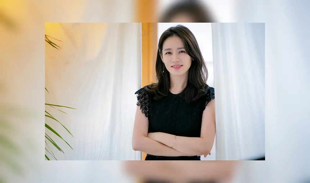 Actriz y modelo Son Ye Jin (37).