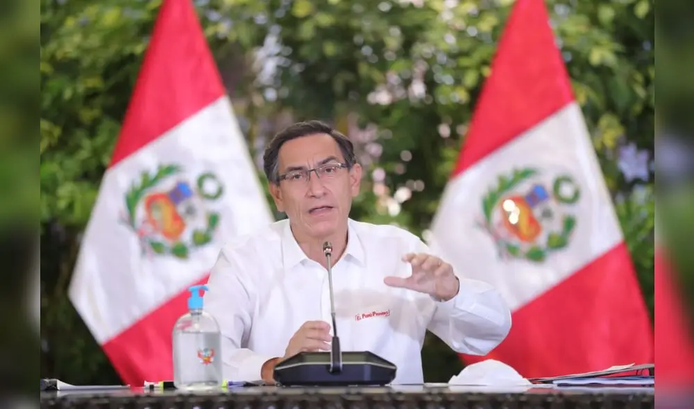 Presidente Martín Vizcarra en el día 48 del estado de emergencia. Foto: Presidencia.