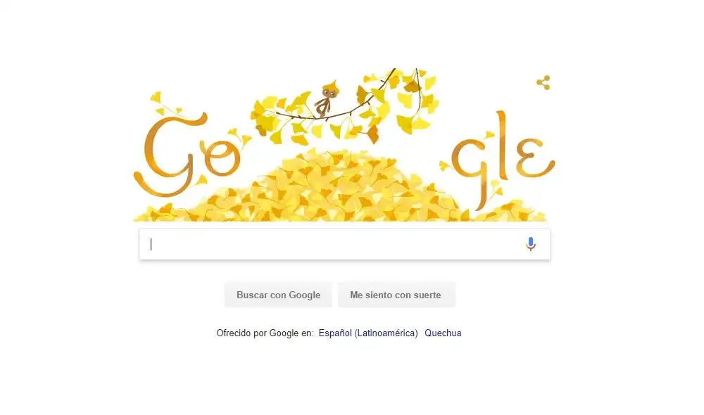 Google: Con un 'doodle' celebran el inicio del equinoccio de otoño