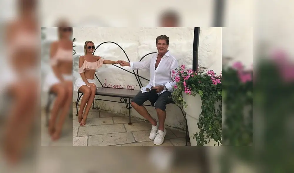 En 2018 se casó con una fan que conoció cuando era juez del programa Britain's Got Talent. (Foto Instagram/David Hassellhoff)