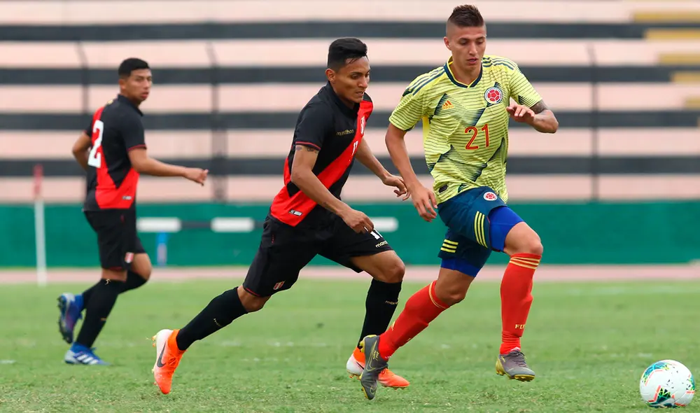 La FPF informó que cuatro jugadores de la selección peruana sub-23 volverán a sus clubes tras caer goleados ante Colombia. | Foto: @SeleccionPeru La FPF informó que cuatro jugadores de la selección peruana sub-23 volverán a sus clubes tras caer goleados ante Colombia. | Foto: @SeleccionPeru