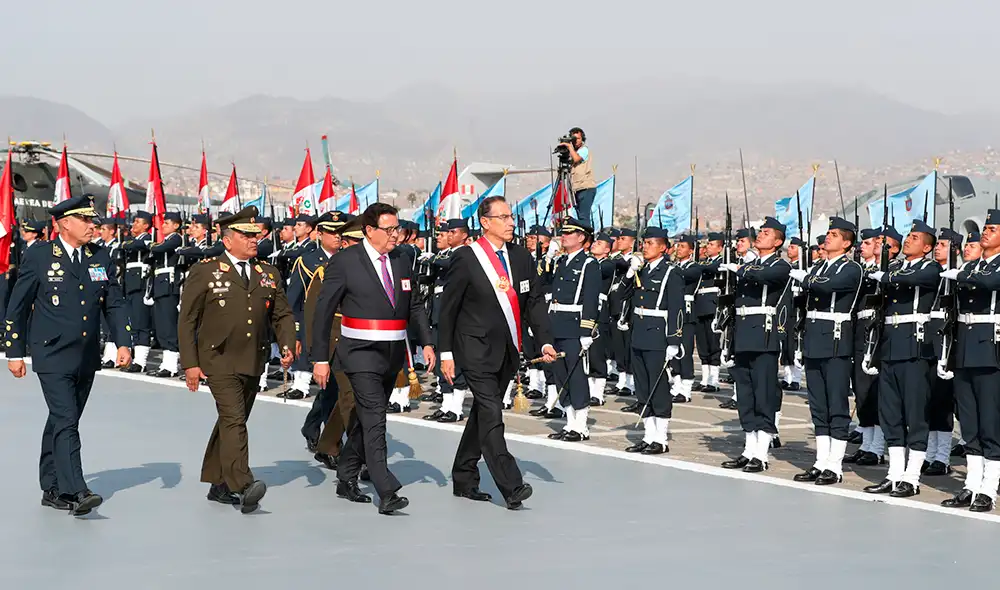 Vizcarra tomó juramento a 79 nuevos oficiales de la Fuerza Aérea [VIDEO]