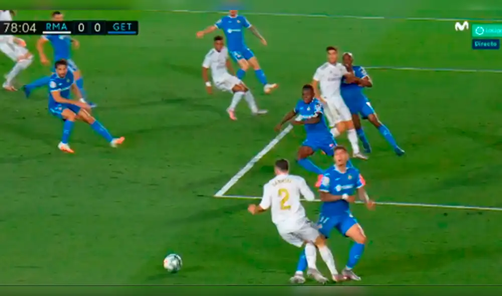 Real Madrid: Gol Sergio Ramos. Foto: Movistar+.