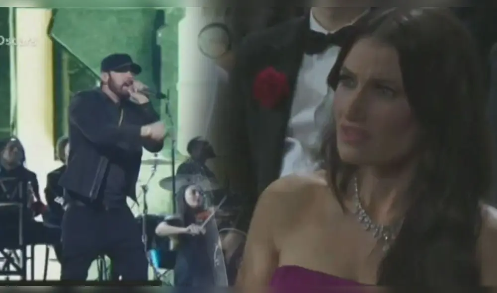 Las cámaras captaron las inusuales expresiones de los diferentes artistas ante la presentación del rapero en la ceremonia. (Foto: Composición) Las cámaras captaron las inusuales expresiones de los diferentes artistas ante la presentación del rapero en la ceremonia. (Foto: Composición)