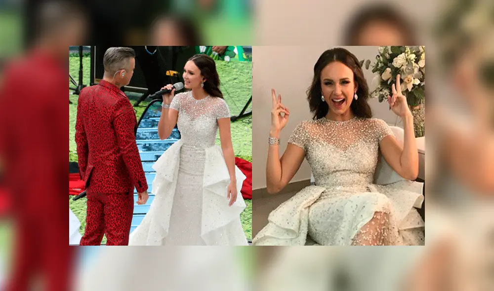 Rusia 2018: Aida Garifullina sorprendió con detalle en vestuario durante show Rusia 2018: Aida Garifullina sorprendió con detalle en vestuario durante show