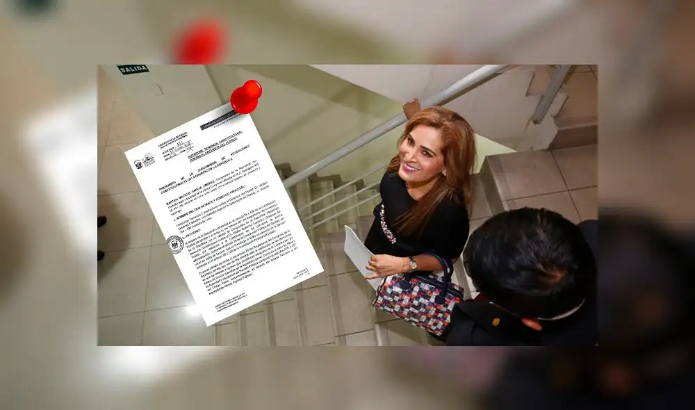Maritza García oficializó denuncia constitucional contra Walter Gutiérrez