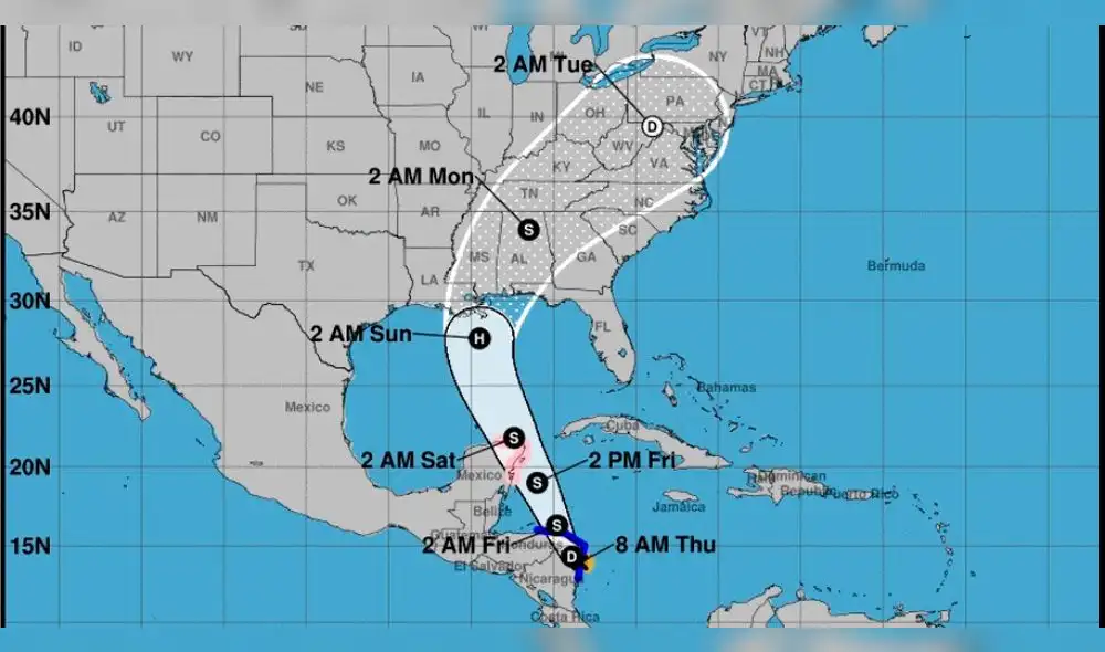 Estados Unidos: declaran estado de emergencia en Florida por la llegada de tormenta ‘Nate’ Estados Unidos: declaran estado de emergencia en Florida por la llegada de tormenta ‘Nate’