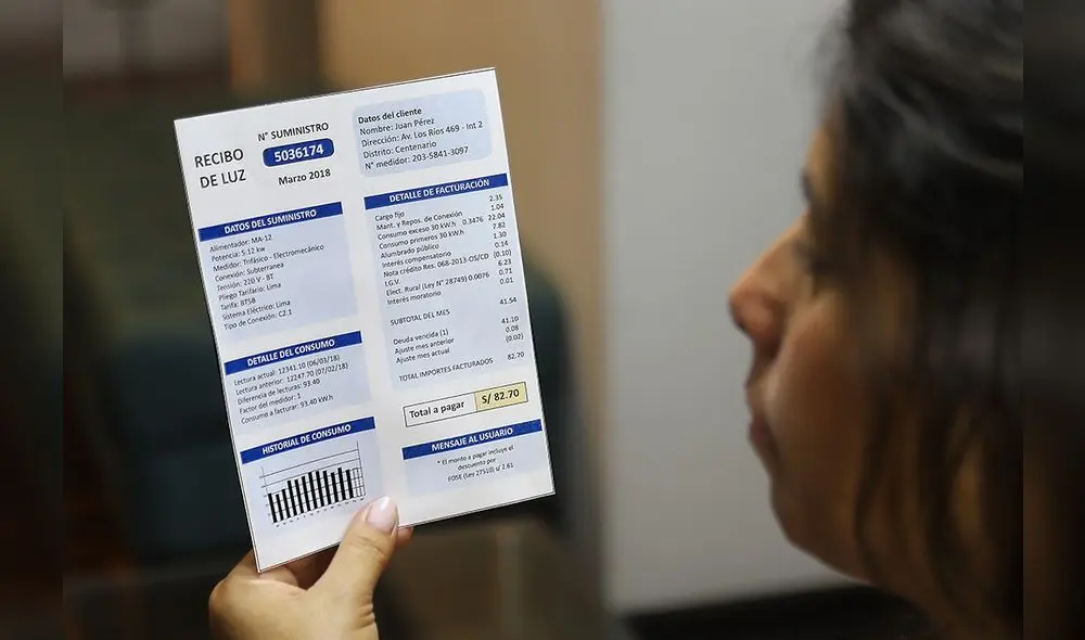 Bono Electricidad. Foto: Difusión
