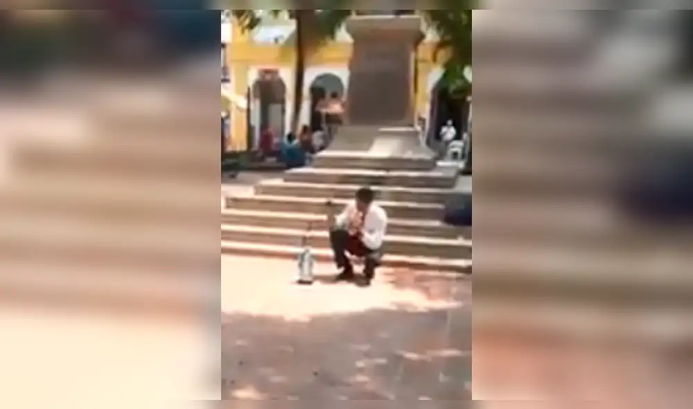 En Facebook: destruyó estatua de la Virgen del Carmen y así reaccionan sus fieles