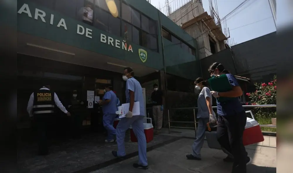 Breña: desinfectan comisaría tras confirmar que policía dio positivo a COVID-19 [VIDEO]