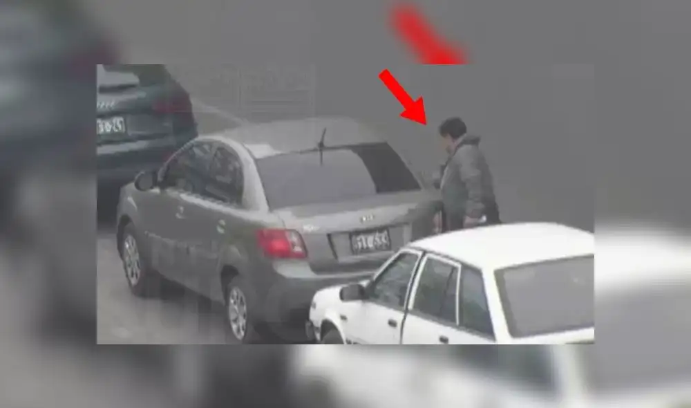 Surco: cae ladrón de autopartes en el preciso instante que desmantelaba vehículo [VIDEO]
