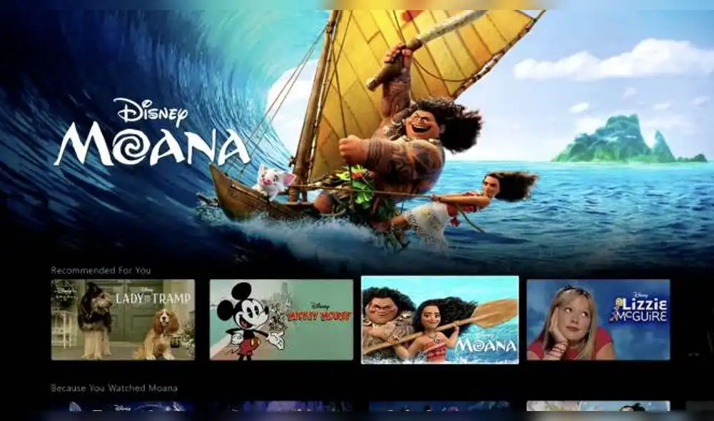 Disney+: se revelan imágenes y detalles de su interfaz