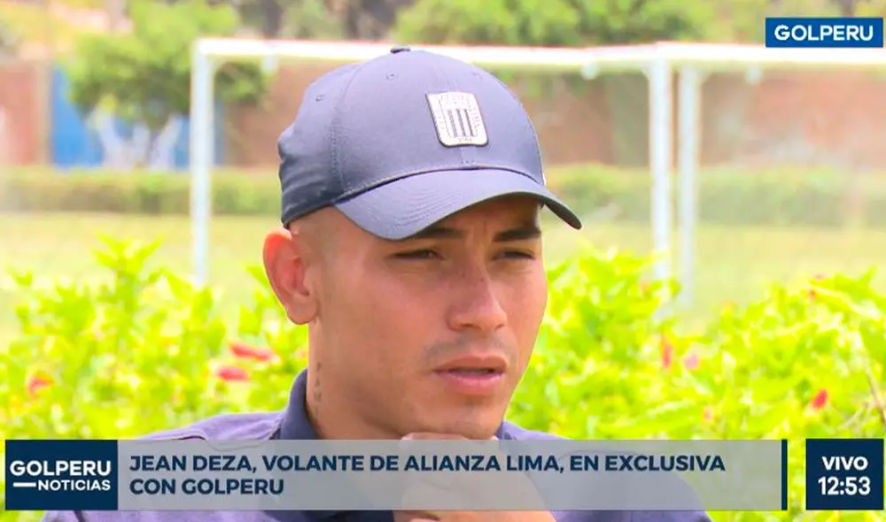 Jean Deza habló de su presente en Alianza Lima para GOLPERÚ. Foto: Captura