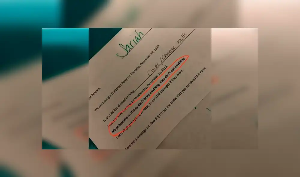 Profesora prohíbe a sus alumnos comer en un compartir si no llevan un bocadillo Profesora prohíbe a sus alumnos comer en un compartir si no llevan un bocadillo