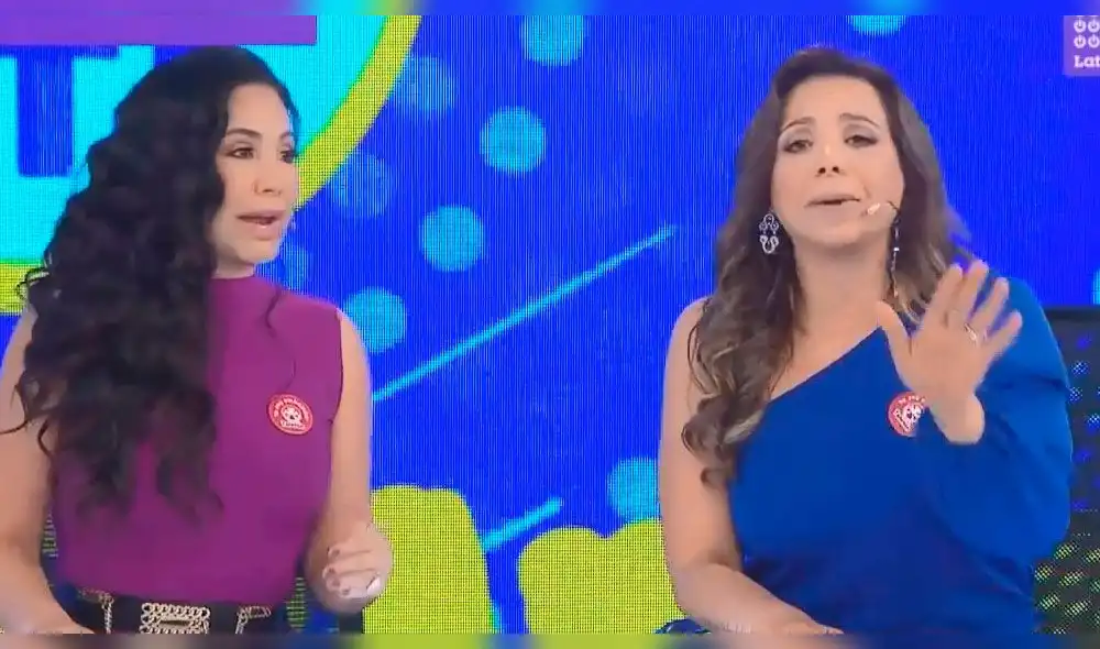 Mónica Cabrejos y Janet Barboza
