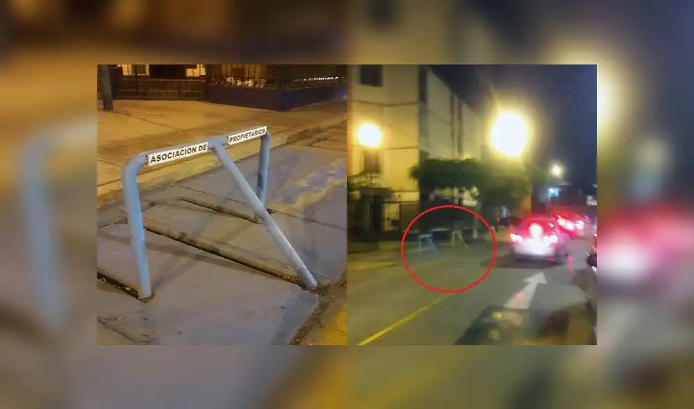 San Borja: vecinos se apropian de vía pública para utilizarla como estacionamiento