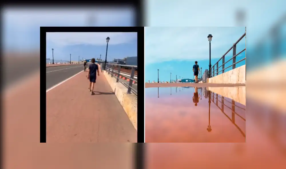 Desliza las imágenes para ver más sobre este increíble truco de fotografía. (Foto: captura) Desliza las imágenes para ver más sobre este increíble truco de fotografía. (Foto: captura)