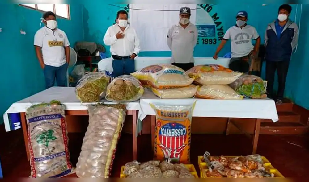 Entregan alimentos a pescadores de San José